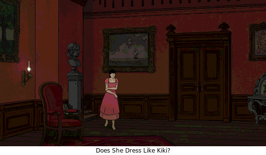 Screenshot Of April In A Pink Dress