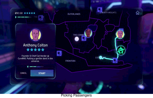 Screenshot of The Game Map