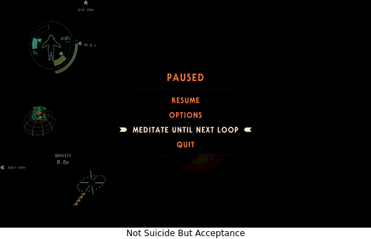 outer wilds meditate